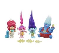 Trolls Les Trolls 2 Tournée Mondiale De Dreamworks - Pack De 5 Poupées Tournée Dans Les Plaines Solitaires
