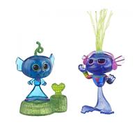 Trolls Les Trolls 2 Tournée Mondiale De Dreamworks - Récif Techno - Figurines De L'enfant Sirène Avec Tête Dodelinante Et Trollex