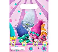 DreamWorks Animation Sacs cadeaux Trolls 6 pièces 16,5 x 23 cm Multicolore Taille unique