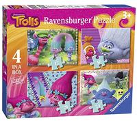 Trolls Ravensburger - Les 4 Puzzles - 12, 16, 20, 24 Pièces