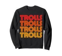 Trolls Retro Vintage Classic Ogre Goblin Beast Monster Blague Sweatshirt