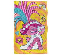 Trolls Sing It Loud Poppy Plaid ultra doux au toucher soyeux - 91 x 147 cm