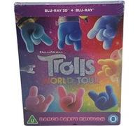 Trolls World Tour Blu-ray 3D + Blu-ray SteelBook Zavvi Exclusif Region B G