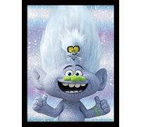 Trolls World Tour - Image encadrée 34 x 45 cm (Guy Diamond and Tiny)