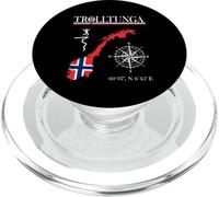 Trolltunga Norway - Randonnée - Aventure - Nature Scandinave PopSockets PopGrip pour MagSafe