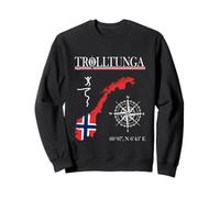 Trolltunga Norway - Randonnée - Aventure - Nature Scandinave Sweatshirt
