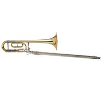 Trombon Ténor pour Debutants in Sib Latón Doré Pavillon 215mm Etui Embouchure