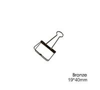 Trombone À Longue Queue En Métal, 1 Pièce, Trombone Couleur Or, Kawaii, Signet Multifonctionnel En Métal