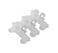 Trombone en ABS transparent pour pages de journal, carnet de notes, agenda, documents, reçus, factures, etc