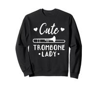 Trombone Mignon pour Femme - Trombone pour Amateur de Musique Sweatshirt