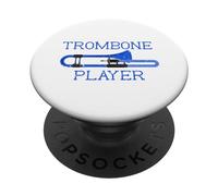 Trombone Player Tromboniste Musicien Musicien PopSockets PopGrip Adhésif