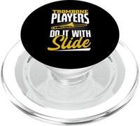 Trombone Players Do It with Slide Trombonist drôle PopSockets PopGrip pour MagSafe