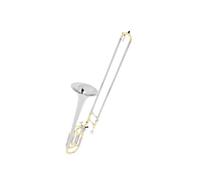 Trombone Pour Débutant Adulte Trombone Instrument De Musique Couleur Or Et Argent Clé En Si Bémol Pour Débutants Adultes