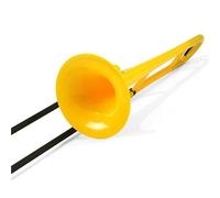 Trombone Professionnel e Trombone Ténor En Plastique Et Laiton Adaptée Aux Examens Performances Des Débutants Jaune