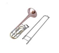 Trombone Professionnel Transposition Des Touches Sib Vers Fa Trombone Ténor Bronze Phosphoreux Changeur De Son En Laiton Blanc Tube Tricolore