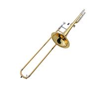 Trombone Professionnel Trombone Ténor À Double Perce Sib Fa Finition Dorée Laquée De Qualité Professionnelle Pour Orchestres Dharmonie