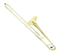 Trombone réglable Trombone alto deux couleurs en si bémol instrument pour débutant laiton verni doré