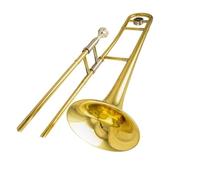 Trombone Standard Instrument Trombone Ténor En Si Bémol Pour Débutant Instrument À Vent Laqué Or Pour Une Performance Professionnelle