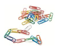 Trombones 28 mm couleurs assorties - Boîte de 100