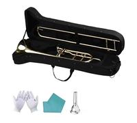 Trombones altos E Flat faciles à jouer pour les débutants en utilisant des matériaux en laiton durables pour une durabilité durable Altos en laiton pour débutants Poids léger