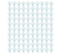 Trombones animaux marins 100 pièces |Clips métalliques à forte adhérence pour bureau/école/maison |Marqueurs de page colorés qui ne se décolorent pas pour les jeunes utilisateurs