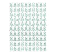 Trombones bureautique 100 pièces forme sapin de Noël, métal durable anti - dérapant - Organisation efficace documents bureau et papeterie, pour étudiants et professionnel