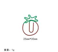 Trombones De Tomate Rouge Rétro Japonais,Filles Kawaii,Décor De Cahier,Page De Livre,Mémo,Clips De Partenaires,Ins,Scrapbook,Épingles De Décoration De Journal,5 Pièces - Type Tomato