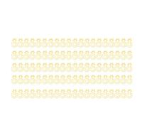 Trombones dorés, 100 pièces, mignons, élégants, en métal solide, durables, petits pinces de bureau pour l'école et le bureau, polyvalent galvanisé