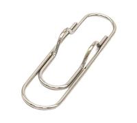 Trombones en fil métallique résistant à la rouille | Multicolore 5 pcs for le bureau, : Organisation et classification des documents(C)