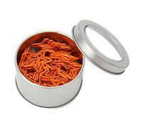 Trombones Fantaisie Trombones en Métal Durables en Forme d'Étoile Mignons pour Bureau École Maison 50 Pièces Clips de Planificateur de Style Étoile à 5 Branches Colorés