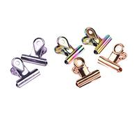 trombones grand,6pcs pinces ¨¤ reliure, pince ¨¤ puce 30 mm solide ressort stable processus de galvanoplastie durable fournitures de bureau pour les maisons ¨¦coles, clips liant gros trombones gran
