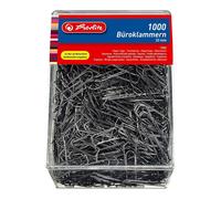Trombones Herlitz en métal galvanisé 32 mm pointu 1.000 pièces