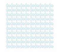 Trombones Lapin 100 Pièces |Marqueurs de page et clips de livres en forme d'animaux de dessin animé mignons |Clips de fichiers en métal non oxydants pour bureau/école/scrapbooking (Bleue)