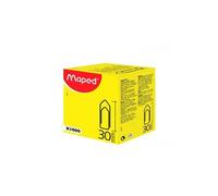 Maped - Boîte de 1000 trombones - Attaches lettres nickelées - 30 mm - Coloris : Gris Argenté - Boîte de 1000 322230