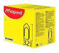 Trombones Maped Médium - Attache-lettres 32 mm, boîte de 1000 G