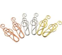 Trombones motif notes de musique, 30 pièces de trombones métal Paper Clips Coloré Distributeur de trombones Petit kit de matériel de bureau pour livre lettre notes reliure papier dossier photo mémo af
