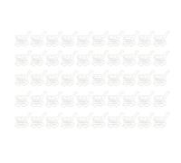 Trombones petits trombones en métal durables mignons forme de panier pour bureau maison usage quotidien matériel de fer 50 pièces