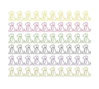 Trombones Pour Chien - 60 Pièces D'organisation Polyvalente Pour Dossiers De Chien | Clips De Compacts Pour Animaux - Pour Journalistes, Étudiants, Enseignants, Collectionneurs