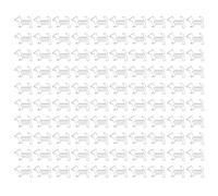 Trombones pour chiens 100pcs |Marque-pages en métal en forme de chien mignon pour étudiants/bureau/artisanat |Trombones en métal plaqué pour organiser des documents et des journaux (Argent)