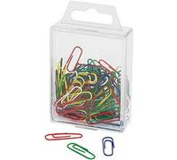 Trombones recouverts de plastique, 50 mm, assorti