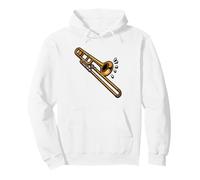 Tromboniste Amoureux du Chat Trombone Sweat à Capuche