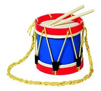 Tambour de fanfare - GOKI - H21xØ22cm - Peau naturelle - Bois - Enfant