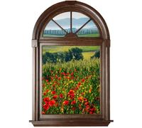 Trompe l’œil mural Paysage pittoresque et brèche 3D 41x60