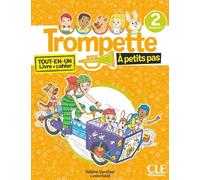 Trompette 2 à petits pas élève + exercices niveau A1.1 - Hélène Vanthier - Cle International - broché - Méthode de langue
