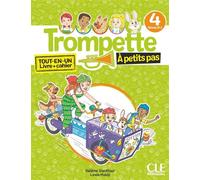 Trompette 4 à petits pas élève + exercices niveau A1.2 - Hélène Vanthier - Cle International - broché - Méthode de langue