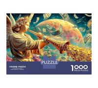 Trompette Ange 1000 Pièces Puzzle Unique Jeu Cadeau Unique Ange dans Cosmique Puzzle Jouets De Difficiles pour La Famille 70x50cm/1000pcs
