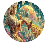 Trompette Ange Jigsaw Puzzle Jeu De Décompression 1000 Pièces Mener Une Vie voluptueuse Puzzles Art Déco Idées Cadeaux pour Adultes Et Enfants À Partir De 14 Ans 1000pcs (67.5x67.5cm)