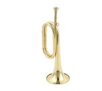 Trompette C en laiton parfaite pour les débutants offrant un excellent son et une portabilité - Design ergonomique professionnel en laiton C