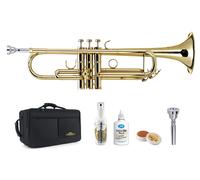 Trompette Cuivre Laiton Laque Tonalite Bb 3 Pistons Coffre Klier Embouchure Set