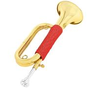 Trompette de cavalerie de style vintage en laiton facile à jouer pour l'école, les ensembles d'entraînement, les activités de plein air, le camping, instrument de musique